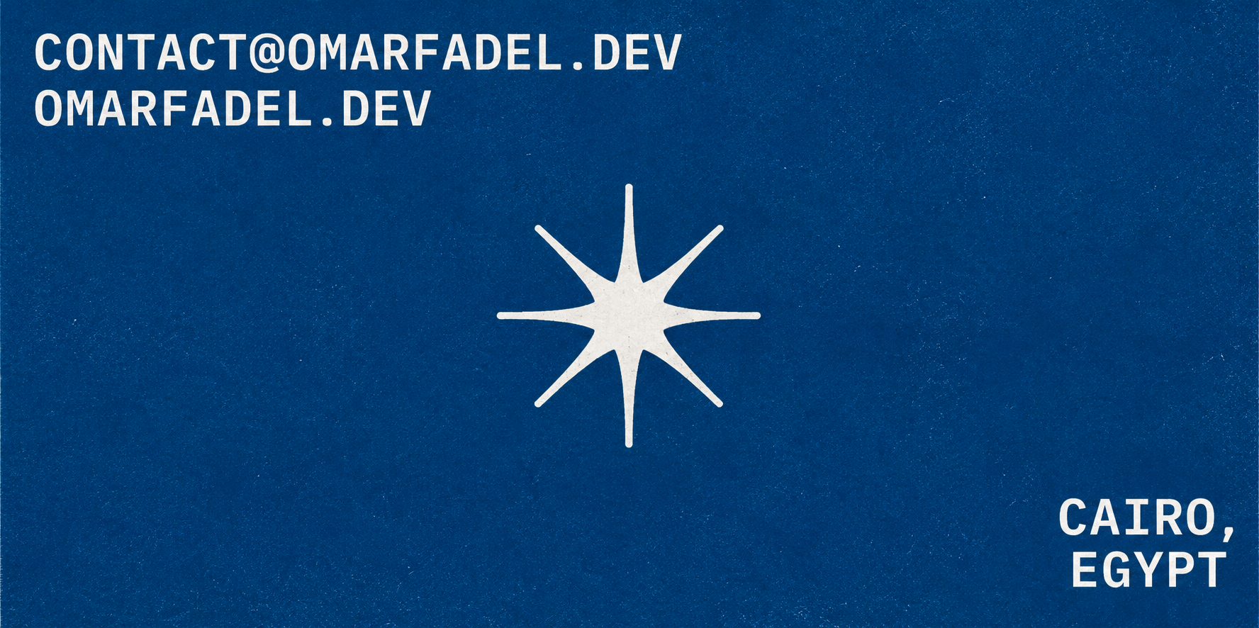 Omar Fadel contact card