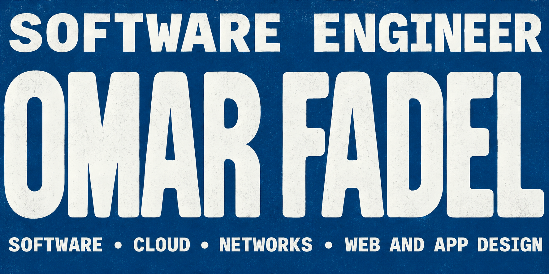 Omar Fadel software engineer card